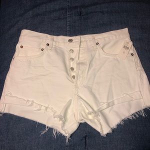 NWT White Anthropologie shorts